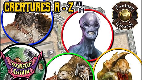 Fantasy Grounds - Creatures A-Z, Volume 4 (Token Pack) DLC