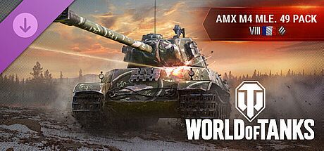 World of Tanks — AMX M4 mle. 49 Pack (VIII French Heavy Tank) DLC
