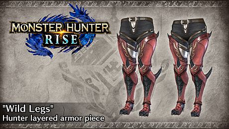 Monster Hunter Rise - "Wild Legs" Hunter layered armor piece DLC