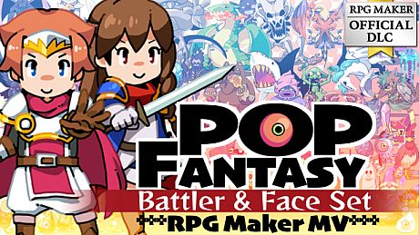 RPG Maker MV - Pop Fantasy Battler and Face Set DLC