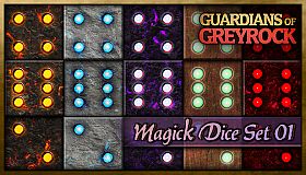 Guardians of Greyrock - Dice Pack: Magick Set 01