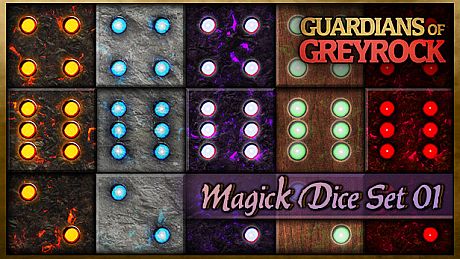 Guardians of Greyrock - Dice Pack: Magick Set 01 DLC