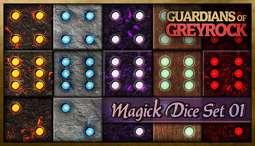 Guardians of Greyrock - Dice Pack: Magick Set 01