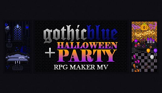 RPG Maker MV - Gothic Blue Halloween Party