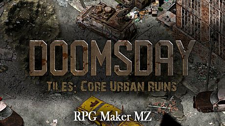 RPG Maker MZ - Doomsday Tiles - Core Urban Ruins DLC