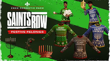Saints Row - Festive Felonies FREE Cosmetic Pack DLC