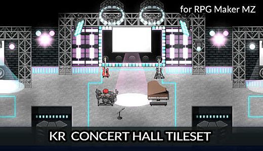 RPG Maker MZ - KR Concert Hall Tileset