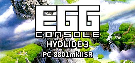 EGGCONSOLE HYDLIDE3 PC-8801mkIISR Game