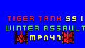 Tiger Tank 59 Ⅰ Winter Assault MP040
