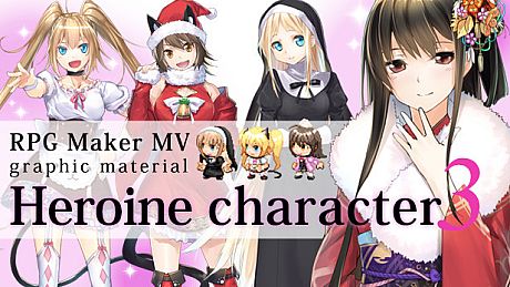 RPG Maker MV - Heroine Character Pack 3 DLC