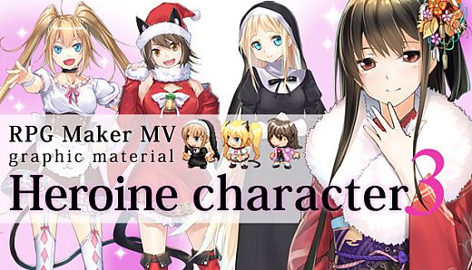 RPG Maker MV - Heroine Character Pack 3