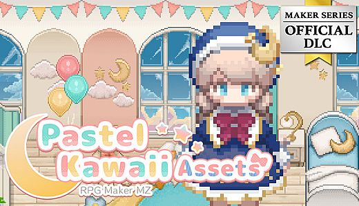 RPG Maker MZ - Pastel Kawaii Assets
