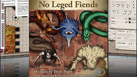 Fantasy Grounds - No Legged Fiends (Token Pack) DLC
