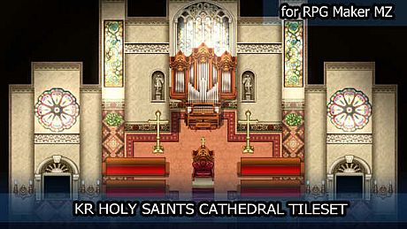RPG Maker MZ - KR Holy Saints Cathedral Tileset DLC