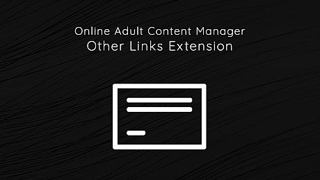 Online Adult Content Manager - Other Links Extension DLC