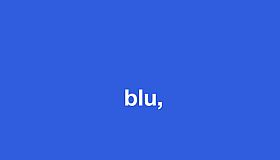 blu,