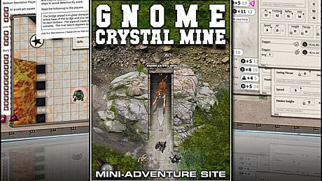 Fantasy Grounds - Compass Point 01: Gnome Crystal Mine (3.5E) DLC