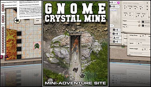 Fantasy Grounds - Compass Point 01: Gnome Crystal Mine (3.5E)