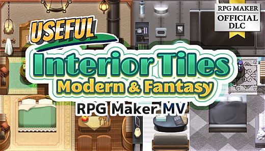 RPG Maker MV - Useful Interior Tiles Modern and Fantasy