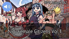 RPG Maker MZ - NPC Female Citizens Vol.1