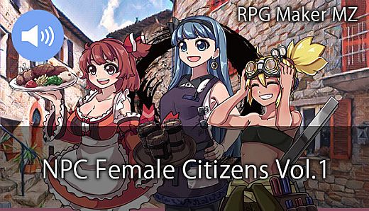 RPG Maker MZ - NPC Female Citizens Vol.1