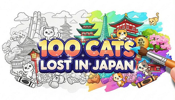 Buy 100 Cats Lost In Japan Find & Color