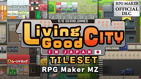 RPG Maker MZ - SERIALGAMES Living Good City Tileset DLC
