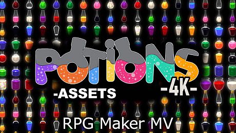 RPG Maker MV - Potions Asset Pack 4K DLC