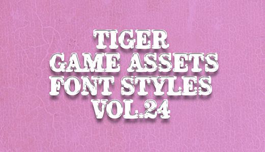 TIGER GAME ASSETS FONT STYLES VOL.24