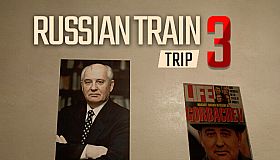 Russian Train Trip 3 - Gorbachev's posters in the apartment