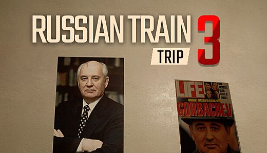 Russian Train Trip 3 - Gorbachev's posters in the apartment