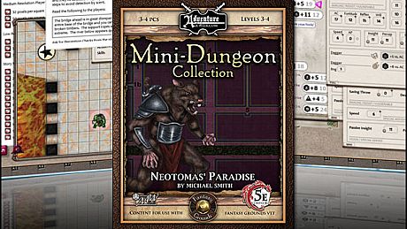 Fantasy Grounds - Mini-Dungeon #018: Neotomas' Paradise (5E) DLC