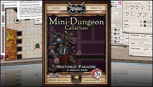 Fantasy Grounds - Mini-Dungeon #018: Neotomas' Paradise (5E)