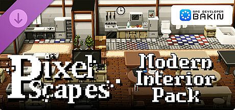 RPG Developer Bakin PixelScapes Modern Interior Pack DLC