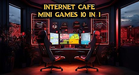 Internet Cafe Mini Games 10 in 1 Game