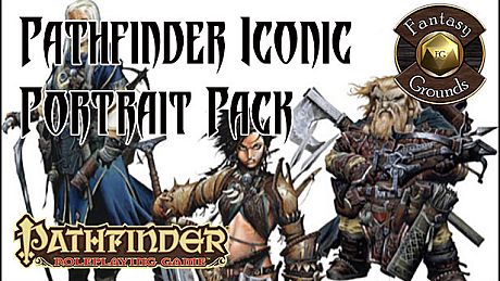 Fantasy Grounds - Pathfinder Iconic Portrait Pack (PFRPG) DLC