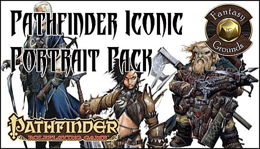 Fantasy Grounds - Pathfinder Iconic Portrait Pack (PFRPG)
