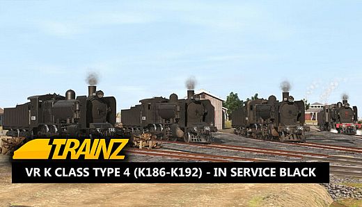 Trainz Plus DLC - VR K class Type 4 (K186-K192) - In Service Black