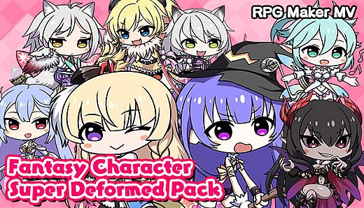 RPG Maker MV - Fantasy Character Super Deformed Pack