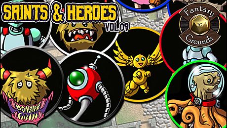 Fantasy Grounds - Saints and Heroes, Volume 9 (Token Pack) DLC