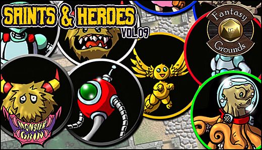 Fantasy Grounds - Saints and Heroes, Volume 9 (Token Pack)