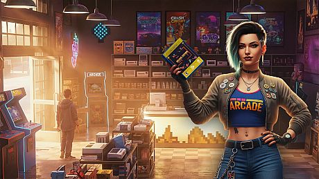 Retro Geek Shop Simulator Game