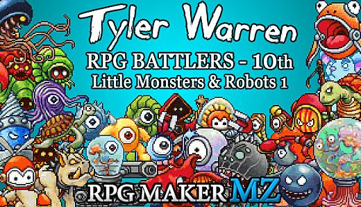 RPG Maker MZ - Tyler Warren RPG Battlers - 10th - Little Monsters and Robots 1