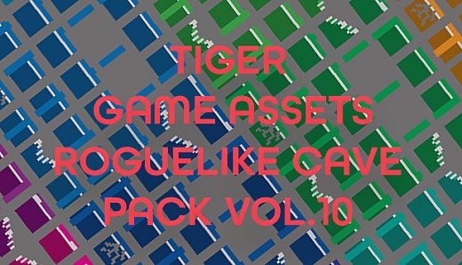 TIGER GAME ASSETS ROGUELIKE CAVE PACK VOL.10