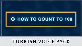 How to Count to 100 - Turkish Voice Pack