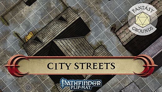 Fantasy Grounds - Pathfinder RPG - Pathfinder Flip-Map - Classic City Streets