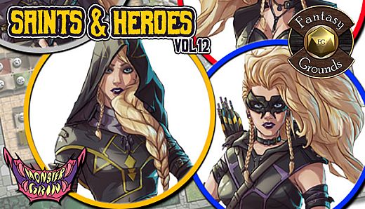Fantasy Grounds - Saints & Heroes, Volume 12 (Token Pack)