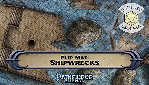 Fantasy Grounds - Pathfinder RPG - Pathfinder Flip-Mat: Shipwrecks