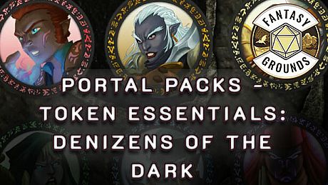 Fantasy Grounds - Portal Packs - Token Essentials: Denizens of the Dark DLC