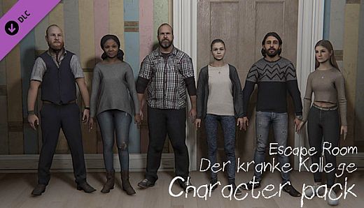 Escape Room - The Sick Colleague - Character pack